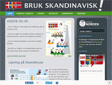 Tablet Screenshot of brukskandinavisk.no